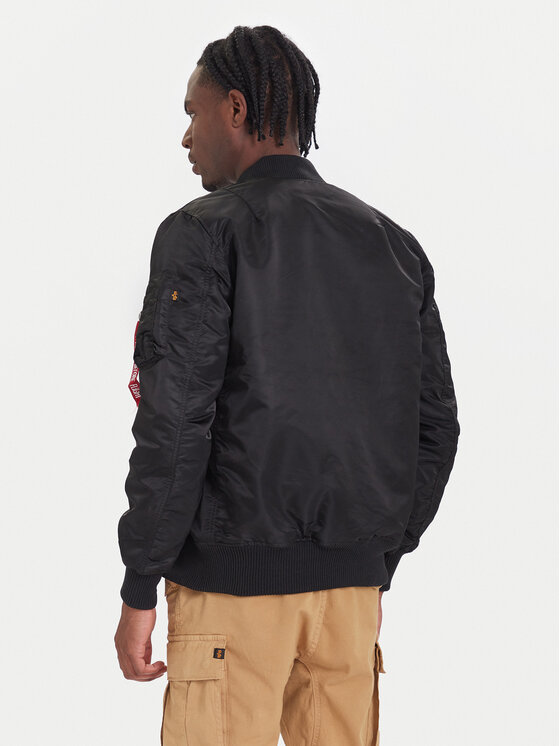 Alpha Industries Alpha Industries Куртка бомбер Ma-1 Vf 59 Long 168100 Чорний Slim Fit