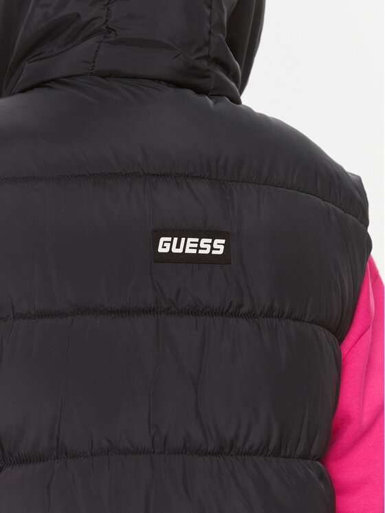 Guess Guess Sportski prsluk Breana V4RL01 WFYE2 Crna Regular Fit