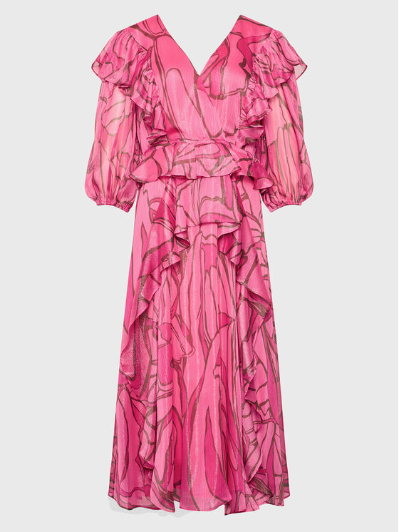 Ted Baker Ted Baker Коктейлна рокля Victoir 266152 Розов Regular Fit