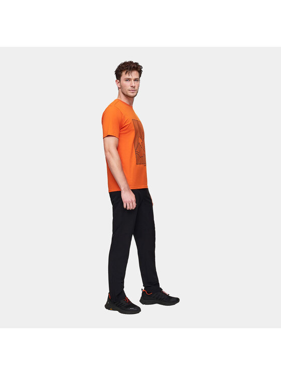 Alpinus Alpinus T-Shirt Kulin Pomarańczowy Regular Fit