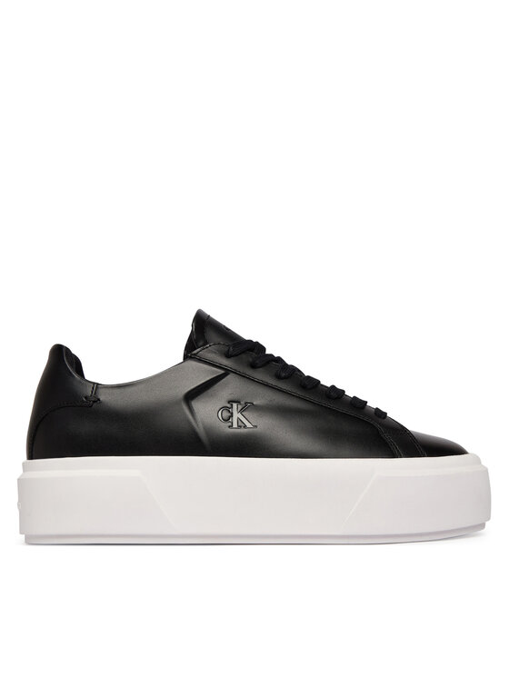 Calvin Klein Calvin Klein Sneakers Flatform Lace Up Lth YW0YW01928 Negru