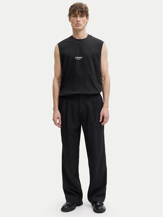 Jack & Jones Jack & Jones Tank top Soho 12288001 Crna Relaxed Fit