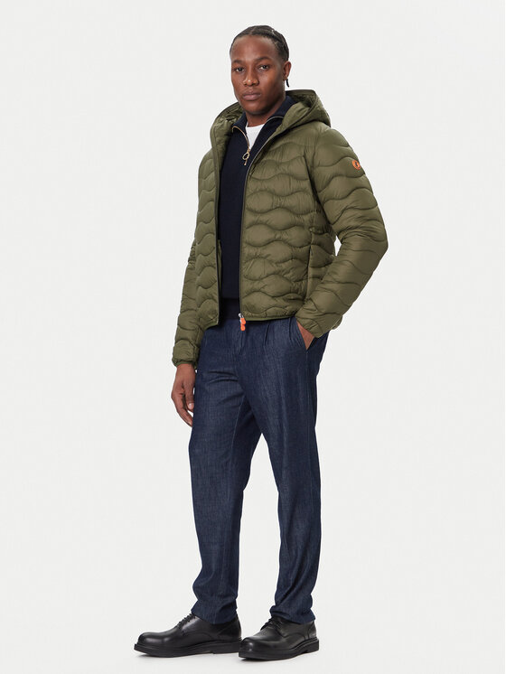 Save The Duck Save The Duck Преходно яке D32189M GIGA21 Зелен Regular Fit