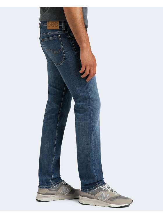 Lee Lee Jeansy RIDER Niebieski Slim Fit