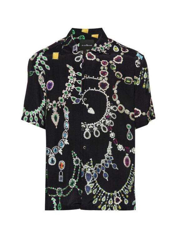 John Richmond John Richmond T-shirt T-shirt da uomo John Richmond Nero Regular Fit