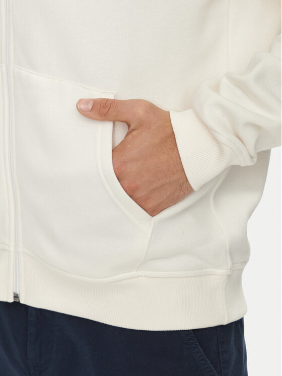 Tommy Jeans Tommy Jeans Felpa Flag DM0DM20498 Écru Regular Fit