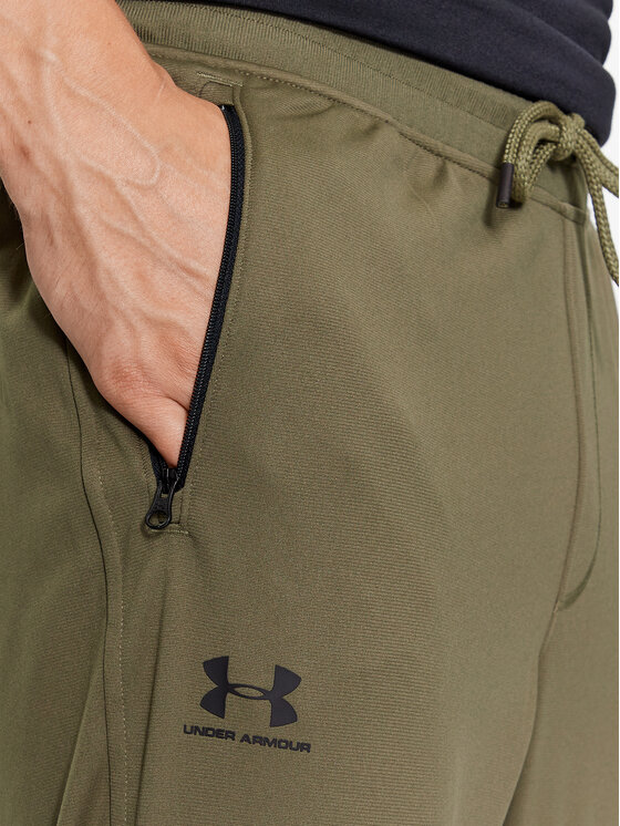 Under Armour Under Armour Teplákové nohavice Sportstyle Tricot Jogger 1290261 Kaki Loose Fit