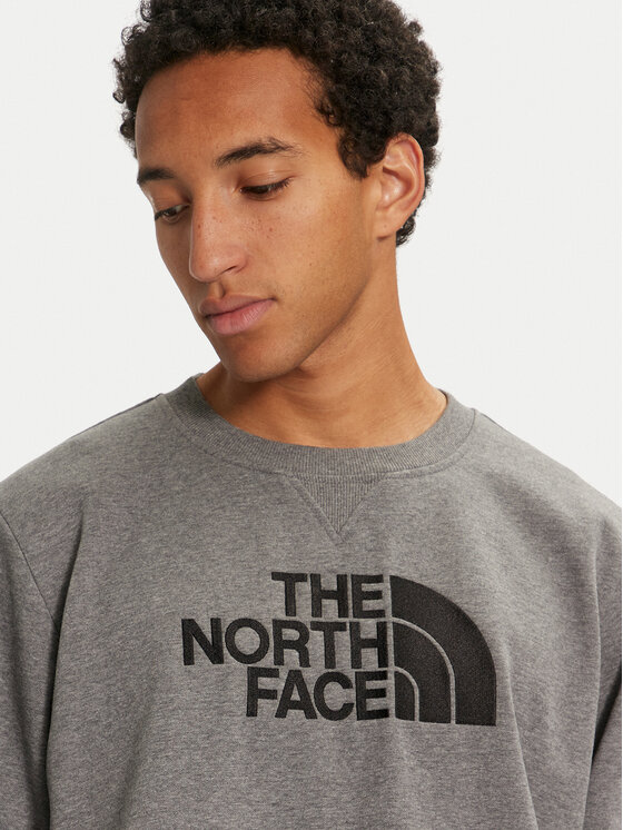 The North Face The North Face Bluza Drew Peak NF0A89EK Szary Regular Fit
