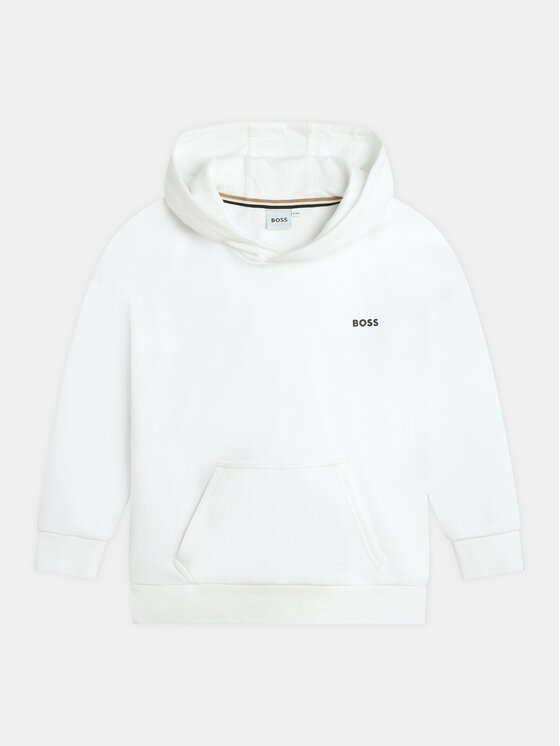 BOSS Boss Majica dugih rukava J51004 D Bijela Loose Fit