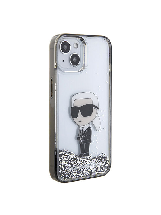 KARL LAGERFELD KARL LAGERFELD Etui na telefon iPhone 15 Przezroczysty