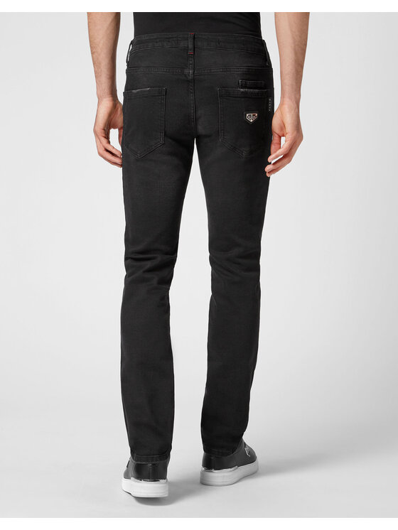 PHILIPP PLEIN PHILIPP PLEIN Jeansy 251 Černá Straight Fit