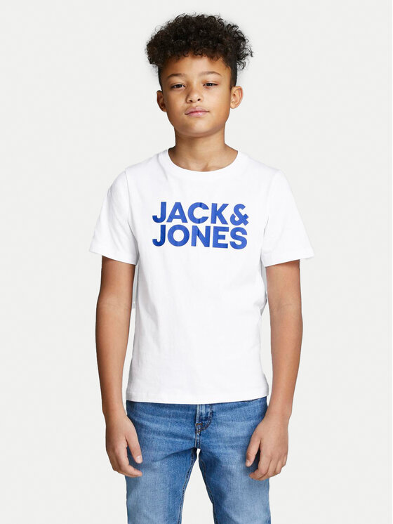 Jack&Jones Junior Jack&Jones Junior T-shirt 12152730 Bijela Regular Fit