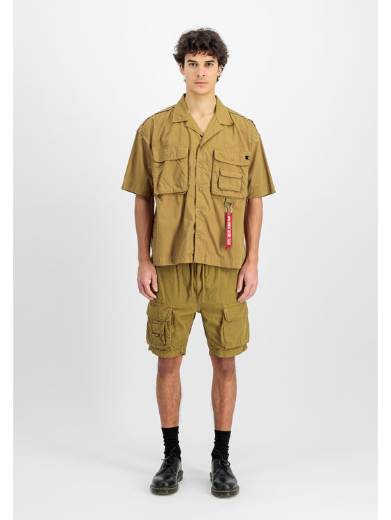 Alpha Industries Alpha Industries Szorty Aloha Safari Short Beżowy Regular Fit