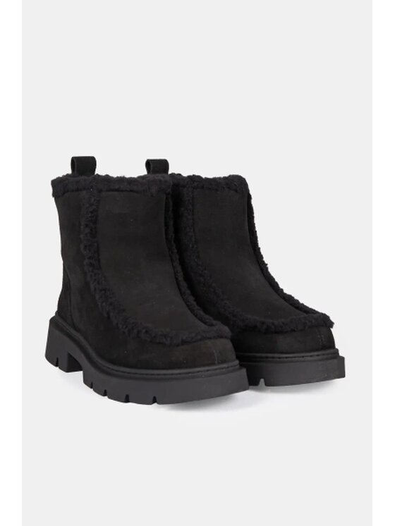 Inuikii Inuikii Polokozačky Biker Suede Černá