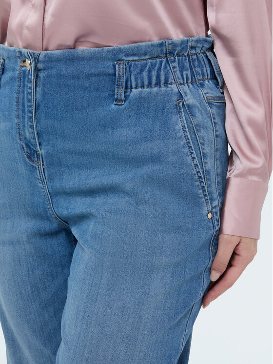Fiorella Rubino Fiorella Rubino Jeansy P462T005153N004 Turkusowy Regular Fit