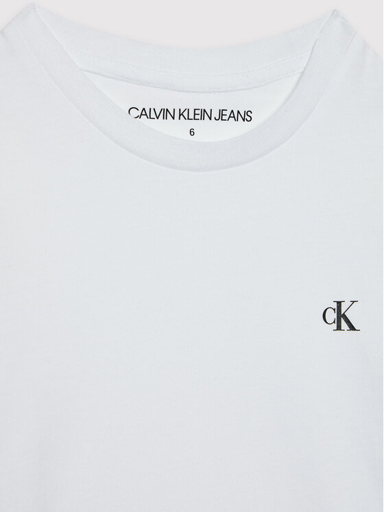 Calvin Klein Jeans Calvin Klein Jeans 2er-Set T-Shirts Monogram IB0IB01093 Weiß Regular Fit