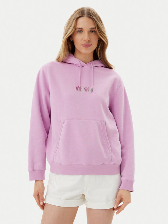 Volcom Volcom Pulóver Spikstone B4112507 Lila Classic Fit