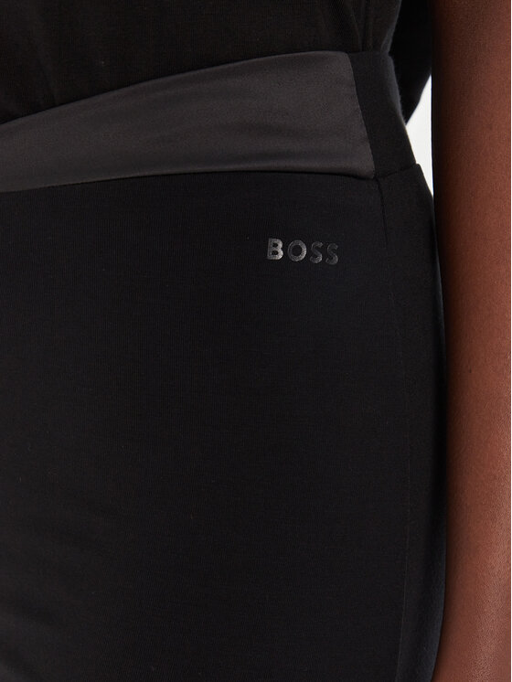 BOSS BOSS Spodnie dresowe Sheen 50545593 Czarny Regular Fit