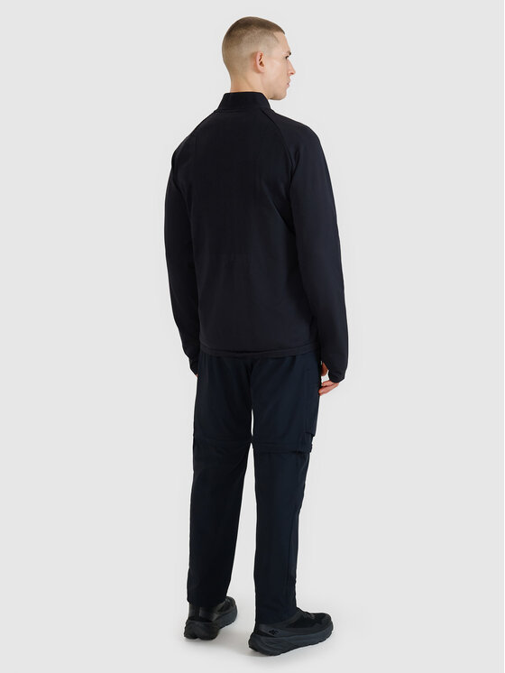 4F 4F Kurtka outdoor HALNY Czarny Slim Fit