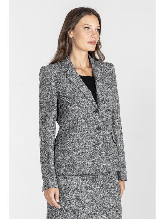 Deni Cler Milano Deni Cler Milano Marynarka W-DC-6052-E5-C6-96-1 Czarny Regular Fit