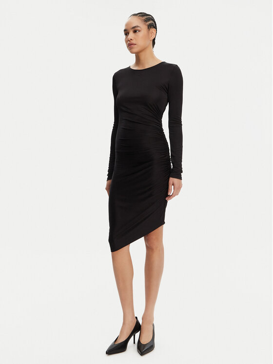 Armani Exchange Armani Exchange Kleid für den Alltag XW000364 AF12979 UC001 Schwarz Slim Fit