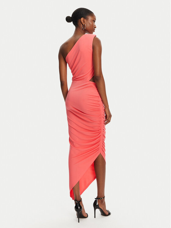 Patrizia Pepe Patrizia Pepe Koktel haljina 2A2919 J280 R854 Koraljna Regular Fit