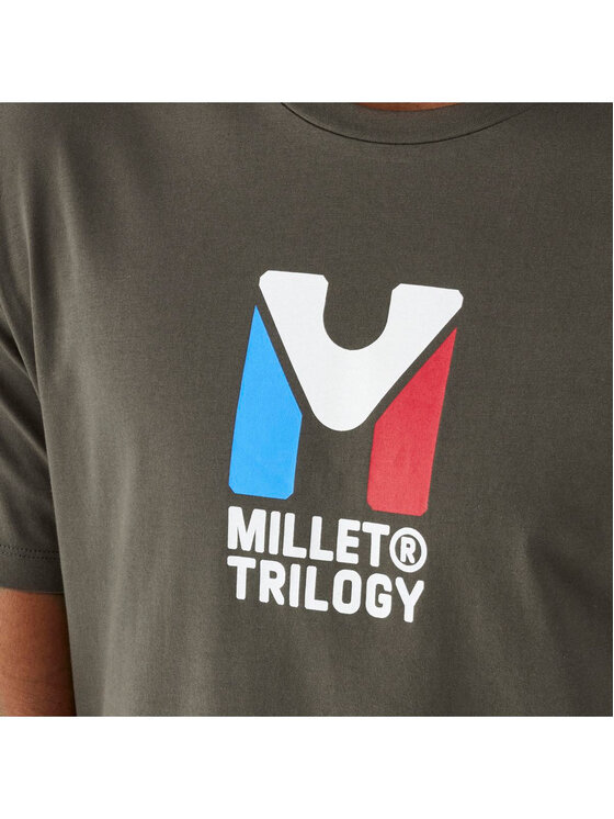 Millet Millet T-Shirt Chamonix Trilogy Ts Ss M Khaki Regular Fit