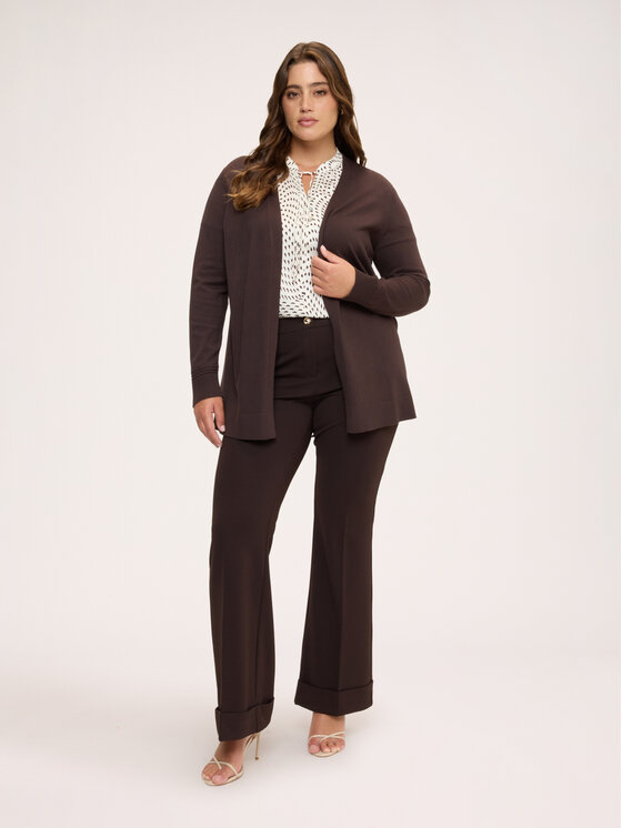 Fiorella Rubino Fiorella Rubino Sweter M276L008558N032 Brązowy Regular Fit