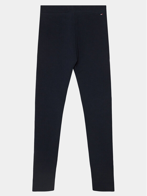 Tommy Hilfiger Tommy Hilfiger Legginsy Monotype Legging KG0KG07754 Niebieski Skinny Fit