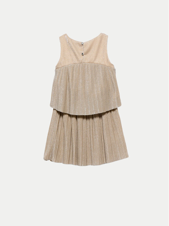 Abel & Lula Abel & Lula Set top și fustă 5071 Bej Regular Fit