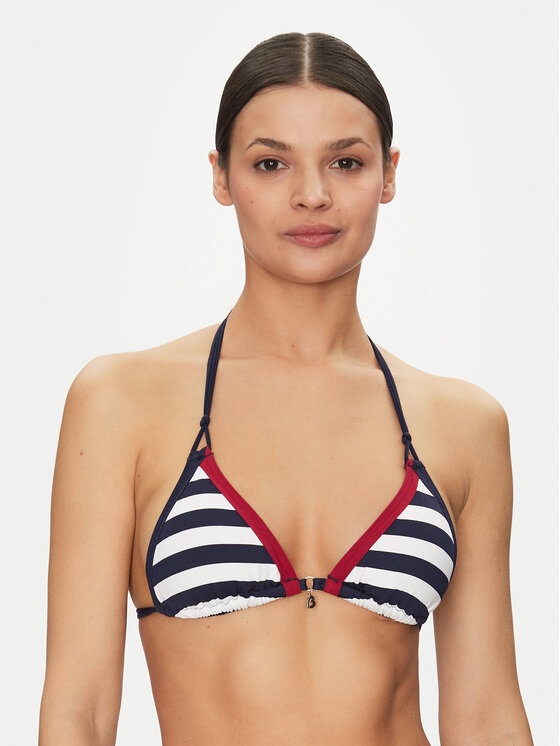 Banana Moon Banana Moon Bikini pezzo sopra Bluco Navy JYT06 Blu scuro
