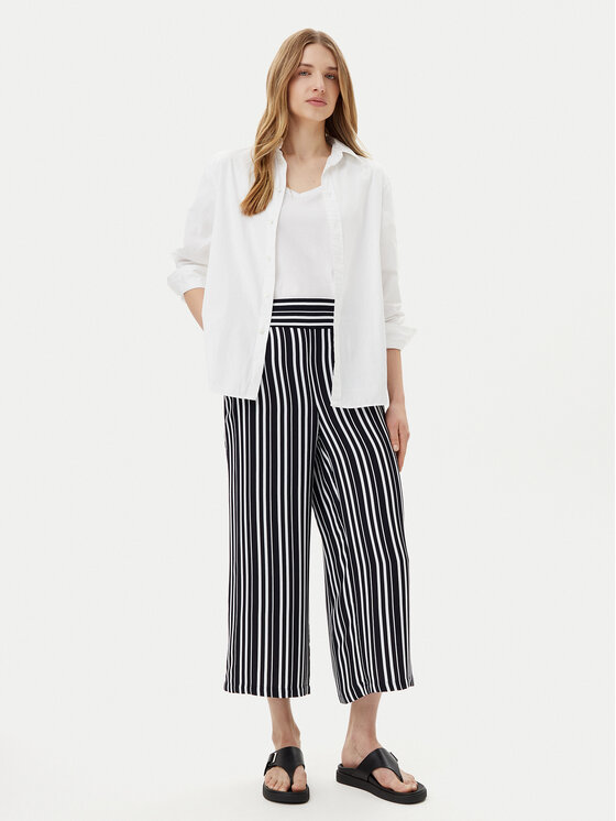 Joseph Ribkoff Joseph Ribkoff Kuloty 251162 Granatowy Wide Leg