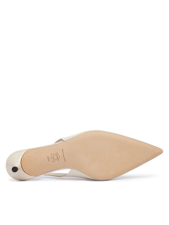 Tory Burch Tory Burch Lodičky Eleanor Slingback 181018 Écru