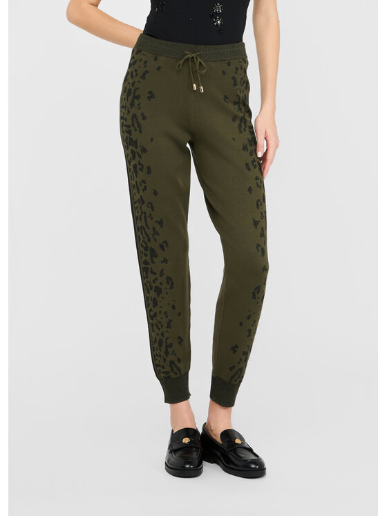 Liu Jo Liu Jo Pantaloni di tessuto TF5174MS49IA4350 Verde Regular Fit