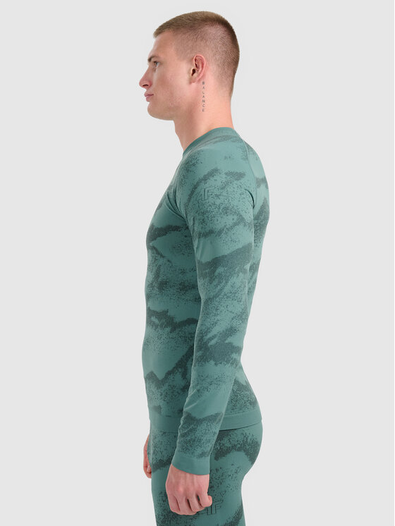 4F 4F Bielizna termoaktywna górna SKI PERFORMANCE Khaki