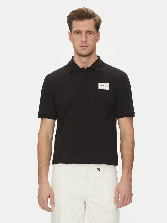 Richmond X Męskie Polo, rozmiar XL, Czarne, UMP25170PO