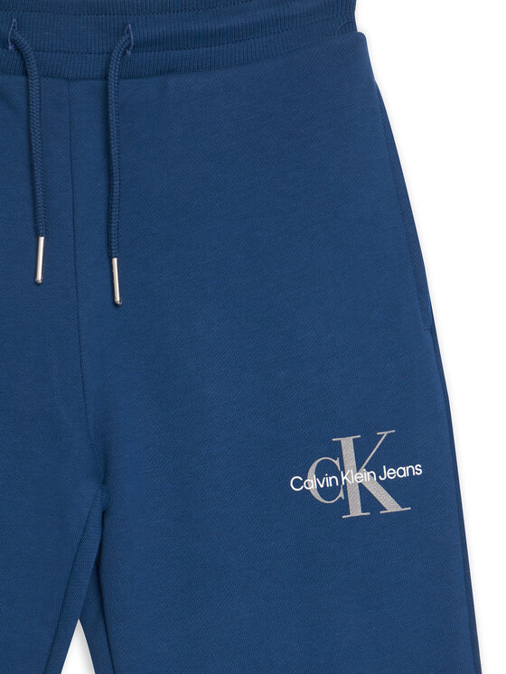 Calvin Klein Jeans Calvin Klein Jeans Долнище анцуг Monogram Logo IU0IU00285 D Син Regular Fit