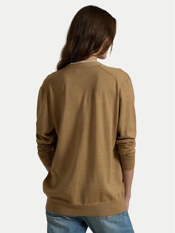Polo Ralph Lauren Polo Ralph Lauren Pletena jopica 211956233001 Bež Relaxed Fit