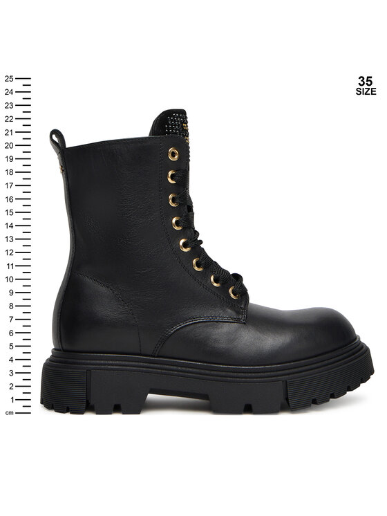 Elisabetta Franchi Elisabetta Franchi Outdoorová obuv Lace-Up Bootie F4A5-E0411-1251 D Čierna