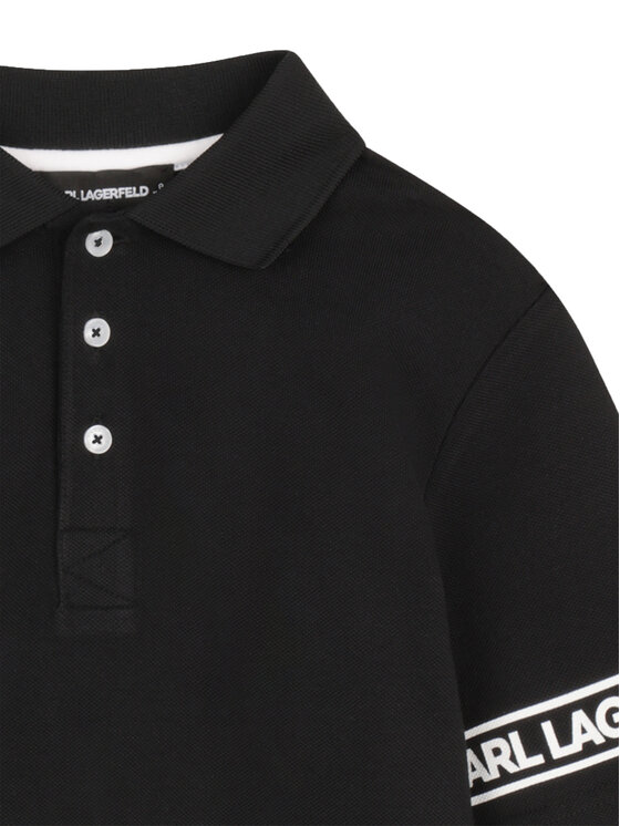 Karl Lagerfeld Kids Karl Lagerfeld Kids Polo Z31099 D Crna Regular Fit