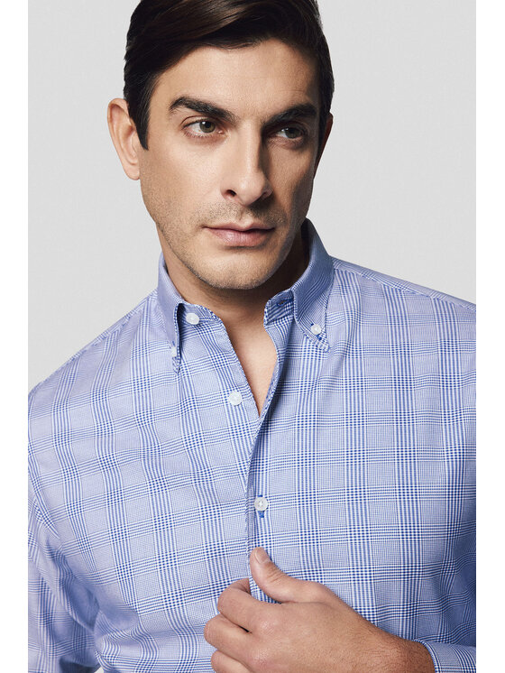 Lancerto Lancerto Koszula Johanna KO073224000023 Granatowy Slim Fit