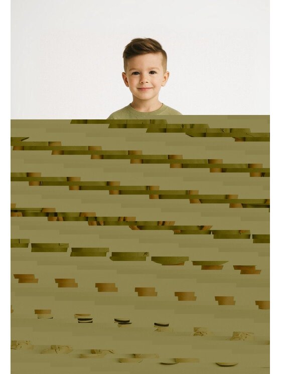 minoti minoti T-Shirt 17SET50C Zielony Regular Fit