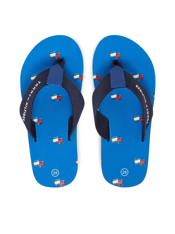 Tommy Hilfiger Tommy Hilfiger Джапанки T3X8-33909-0058A023 M Син