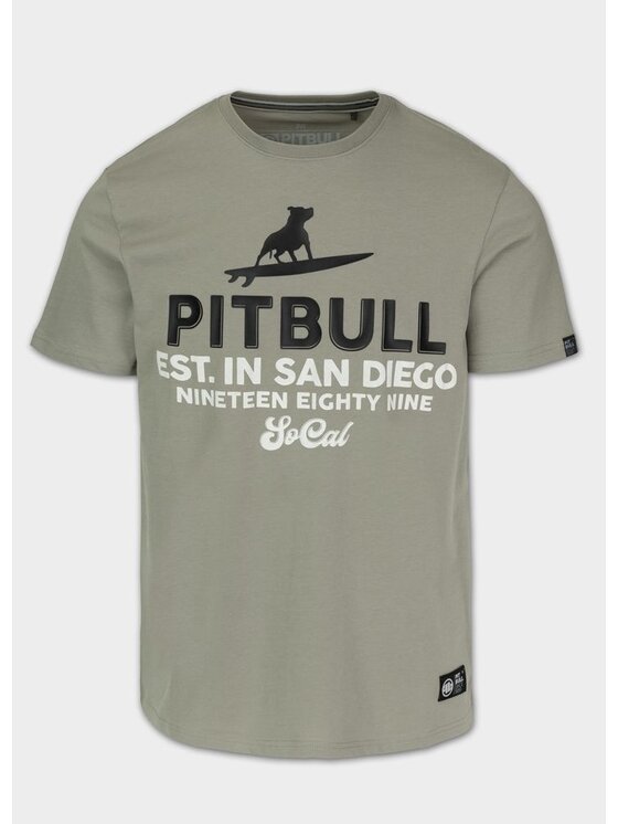 PITBULL PITBULL T-Shirt AUTOMATIC Szary Regular Fit