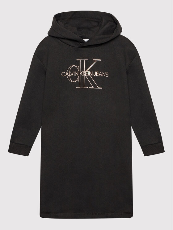 Calvin Klein Jeans Calvin Klein Jeans Vestito da giorno Monogram Outline IG0IG01179 Nero Regular Fit