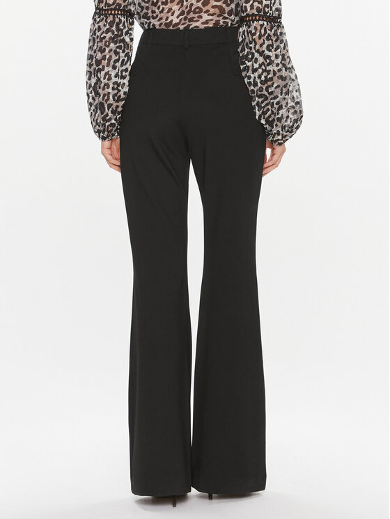 Guess Guess Kalhoty z materiálu W4RB28 KBJP2 Černá Boot Fit