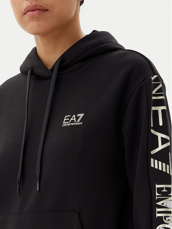 EA7 Emporio Armani EA7 Emporio Armani Tepláková souprava 7W000116 AF10443 MC004 Černá Regular Fit