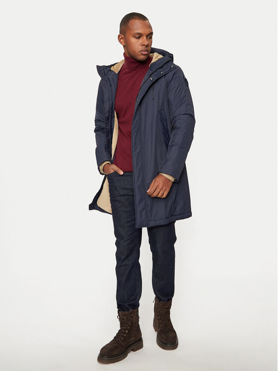 Blauer Blauer Átmeneti kabát 24WBLUK11279 Sötétkék Regular Fit