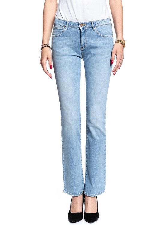 Wrangler Wrangler Jeansy BOOTCUT Niebieski Regular Fit
