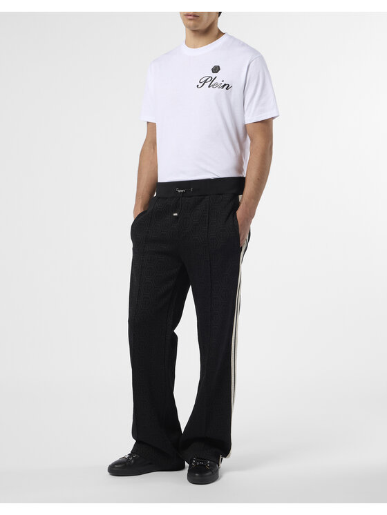 PHILIPP PLEIN PHILIPP PLEIN Spodnie dresowe 28966 Czarny Jogger Fit